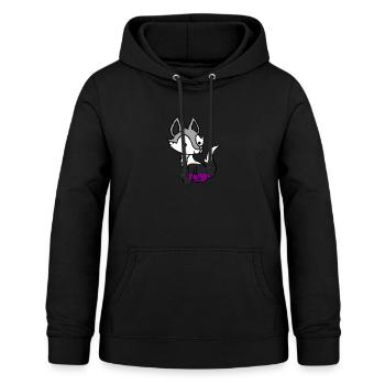 Renard asexuel Ace Pride - Sweat à capuche Femme - noir - Devant - AI Model Female 172 light (172cm)