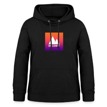 Dolomit - Frauen Hoodie - Schwarz - Vorne - AI Model Female 172 light (172cm)