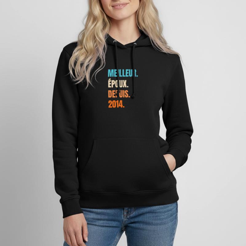 Bester Ehemann seit 2014 Geschenk-Ehemann Frauen Hoodie