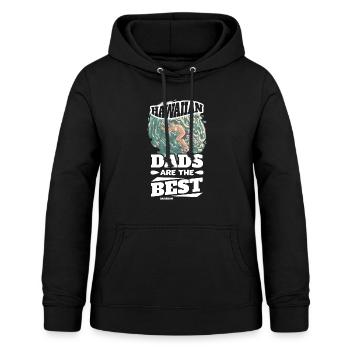 Hawaï - Sweat à capuche Femme - noir - Devant - AI Model Female 172 light (172cm)