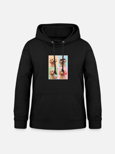 Hunde Pudel Hund - Frauen Hoodie - Schwarz
