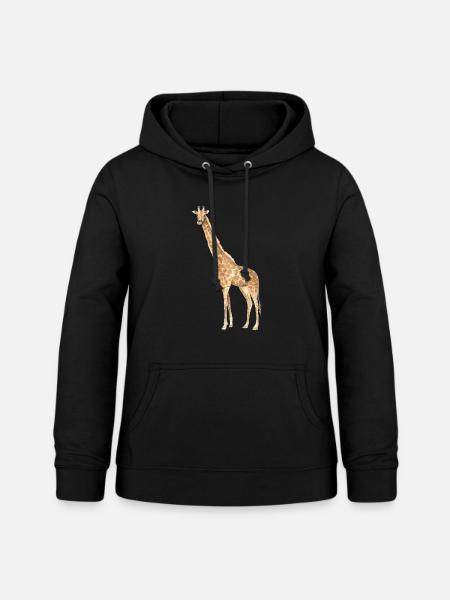 Giraffe - Frauen Hoodie - Schwarz
