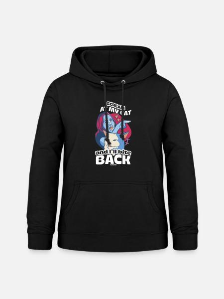 Katzenmama - Frauen Hoodie - Schwarz
