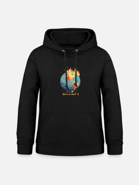 Die Welt Brennt - Frauen Hoodie - Schwarz
