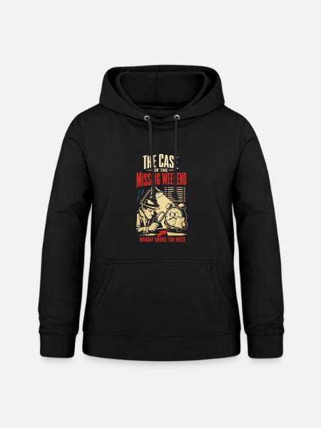 Der Fall des verschwundenen Wochenendes - Frauen Hoodie - Schwarz