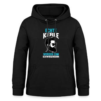 Schwiegersohn - Frauen Hoodie - Schwarz - Vorne - AI Model Female 172 light (172cm)