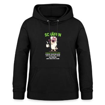 Schaf Spruch Schäffin Lustig Geschenkidee Schafe - Frauen Hoodie - Schwarz - Vorne - AI Model Female 172 light (172cm)