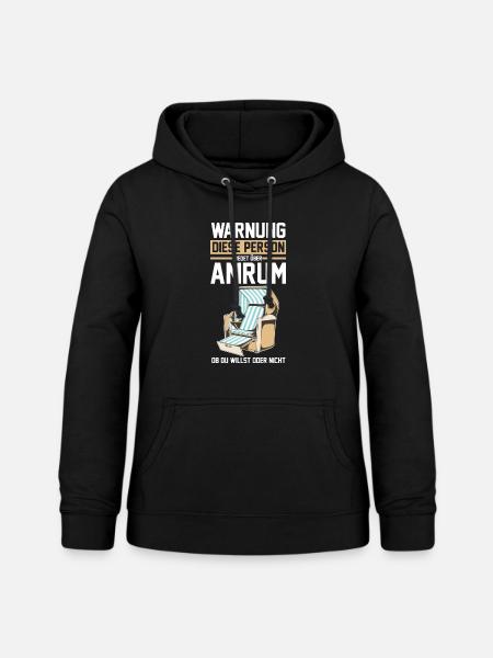 Nordsee Amrum - Frauen Hoodie - Schwarz