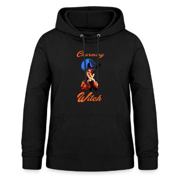 Charmante Hexe - Frauen Hoodie - Schwarz - Vorne - AI Model Female 172 light (172cm)