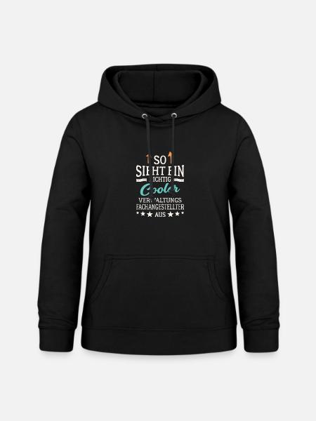 Cooler Verwaltungsfachangestellter  - Frauen Hoodie - Schwarz