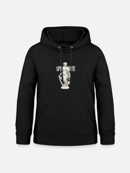 Aphrodite-Marmor - Frauen Hoodie - Schwarz