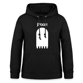 Ghost - Frauen Hoodie - Schwarz - Vorne - AI Model Female 172 light (172cm)