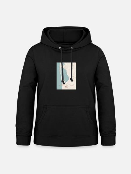 Ringkøbing Fjord Danmark - Frauen Hoodie - Schwarz