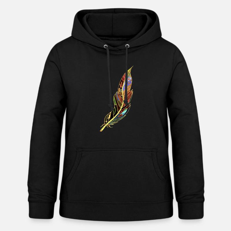 Plume - Sweat à capuche Femme - noir