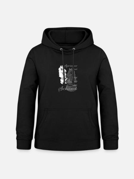 Schach - Frauen Hoodie - Schwarz