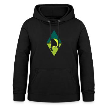 Wellensittich Vögel Vögel - Frauen Hoodie - Schwarz - Vorne - AI Model Female 172 light (172cm)