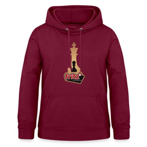 Fritz 19 Rey y Peón de ajedrez - Sudadera con capucha para mujer