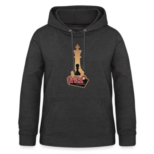 Fritz 19 Rey y Peón de ajedrez - Sudadera con capucha para mujer