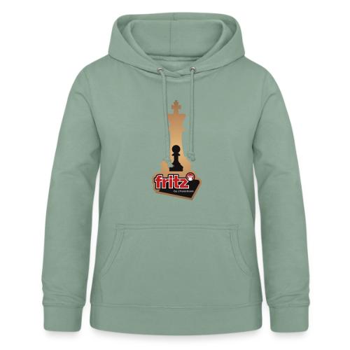 Fritz 19 Rey y Peón de ajedrez - Sudadera con capucha para mujer