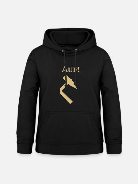 Partnershirt - Glück Auf! - Auf - Frauen Hoodie - Schwarz