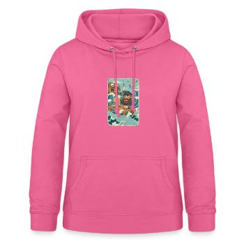 Letzte Nordsee Kneipe - Frauen Hoodie - Pink - Vorne - AI Model Female 172 light (172cm)