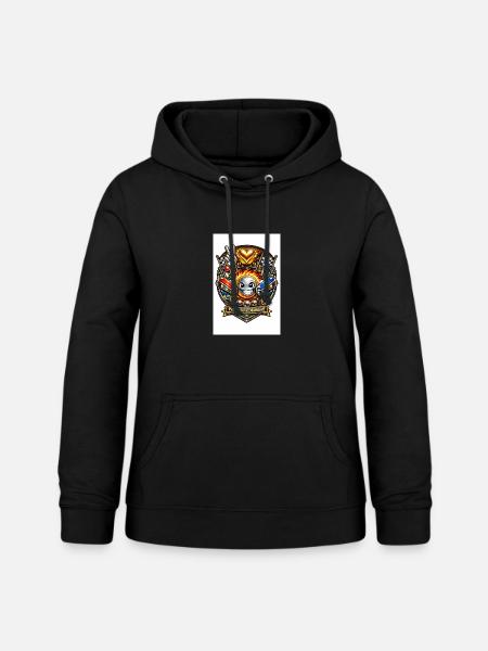 Flammenherz Flipper Pinball - Frauen Hoodie - Schwarz