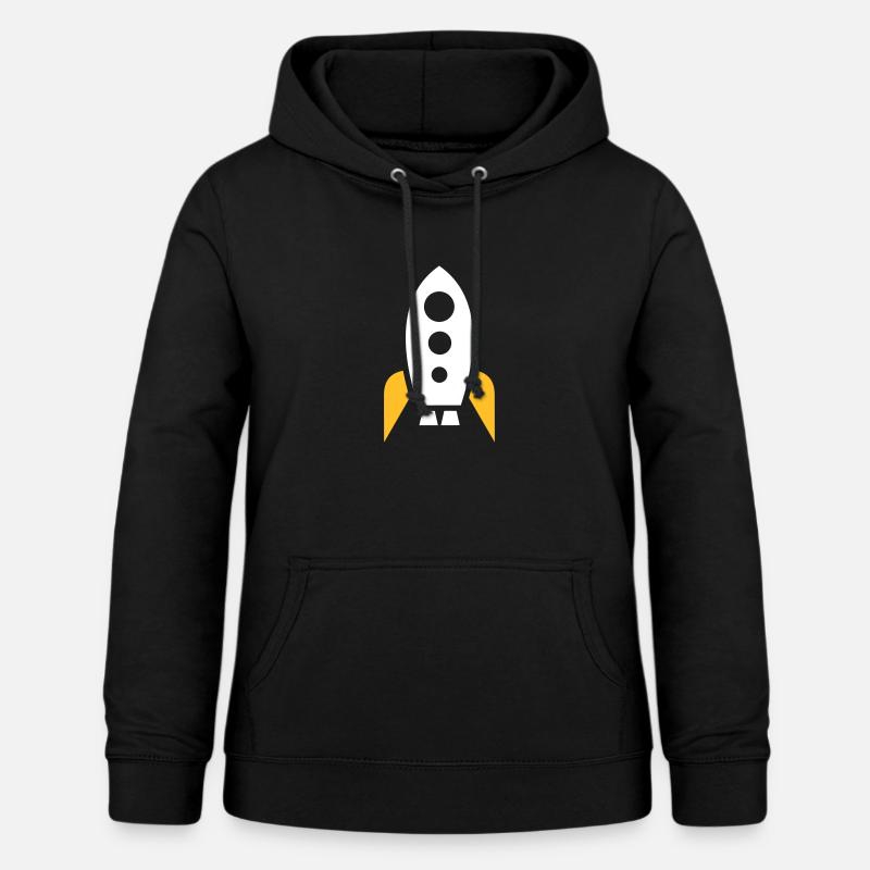Vaisseau spatial - Sweat à capuche Femme - noir