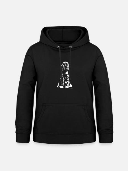 Pudel "Black Edition" - Frauen Hoodie - Schwarz