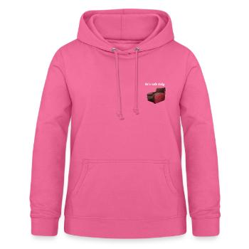 lets talk baby - Women's Hoodie - pink - Front - AI Model Female 172 light (172cm)