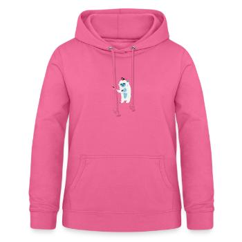 Monster mit Vögeln - Frauen Hoodie - Pink - Vorne - AI Model Female 172 light (172cm)