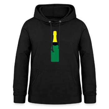 bottle - Women's Hoodie - black - Front - AI Model Female 172 light (172cm)