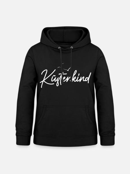 Küstenkind - Frauen Hoodie - Schwarz