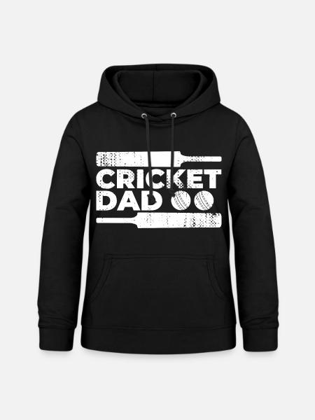 Kricket Vater - Frauen Hoodie - Schwarz