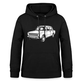 Straßenklassiker Ostblock - Frauen Hoodie - Schwarz - Vorne - AI Model Female 172 light (172cm)