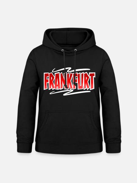 Frankfurt - Frauen Hoodie - Schwarz