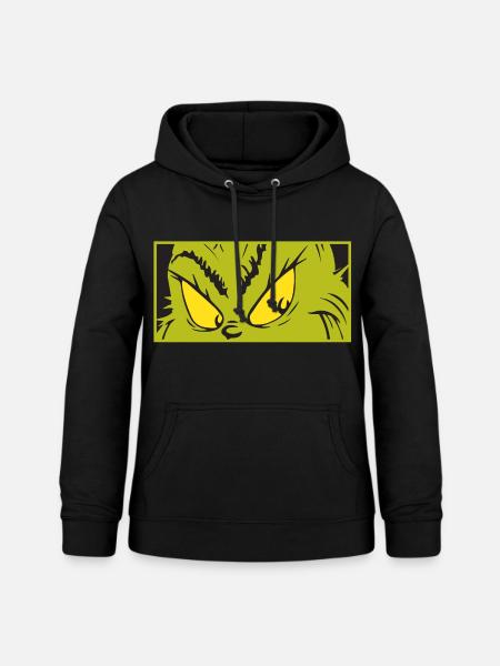 Der Grinch Auschnitt Seines Blickes - Frauen Hoodie - Schwarz