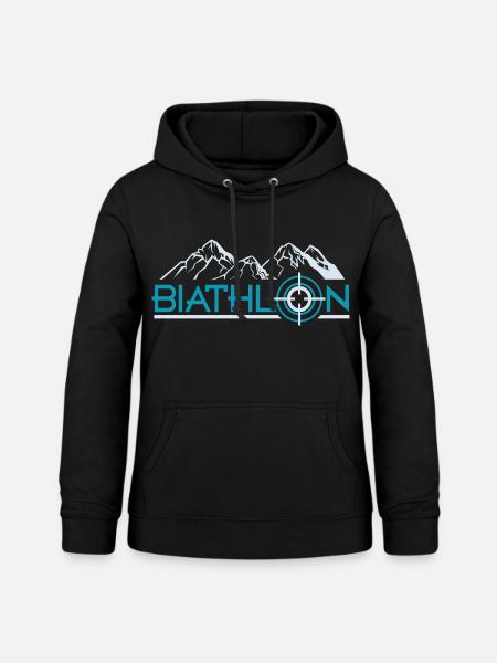biathlon - Frauen Hoodie - Schwarz