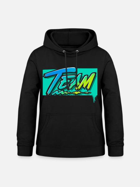 Team - Frauen Hoodie - Schwarz