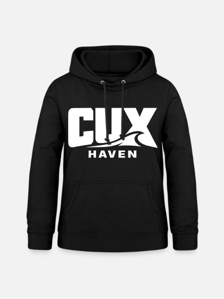 CUXHAVEN – Modern, kraftvoll, nordisch - Frauen Hoodie - Schwarz
