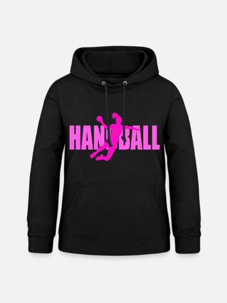 Handball - Frauen Hoodie - Schwarz