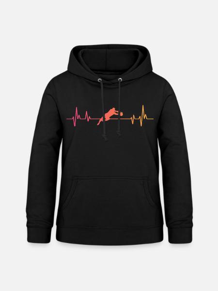 Fußball-Torwart Sunset Torwart - Frauen Hoodie - Schwarz