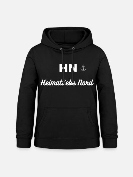 HN Nordheimat Liebe Signet - Frauen Hoodie - Schwarz