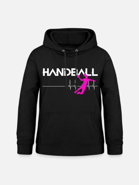 Handball - Frauen Hoodie - Schwarz