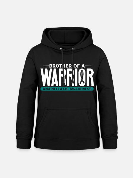 Bruder eines Kämpfers - Anaphylaxie - Frauen Hoodie - Schwarz