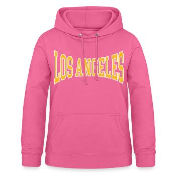 Los Angeles - Frauen Hoodie - Pink - Vorne - AI Model Female 172 light (172cm)
