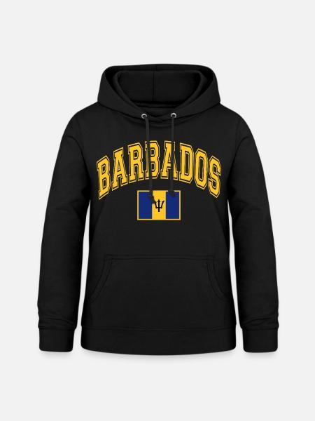 Barbados Flagge - Frauen Hoodie - Schwarz