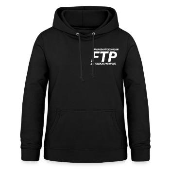 BREAKDAF*CKINGLAW - Frauen Hoodie - Schwarz - Vorne - AI Model Female 172 light (172cm)