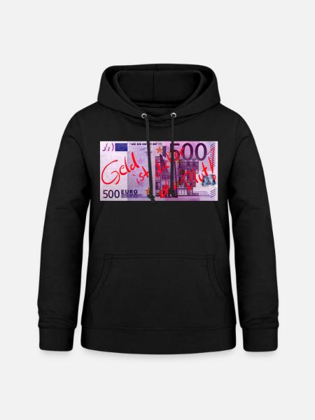 L'argent est plus épais que le sang! - Sweat à capuche Femme - noir