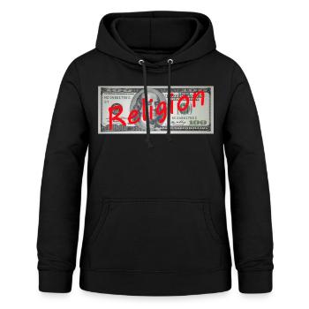 RELIGION - Sweat à capuche Femme - noir - Devant - AI Model Female 172 light (172cm)