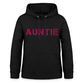 Tante tante mère - Sweat à capuche Femme - noir - Devant - AI Model Female 172 light (172cm)